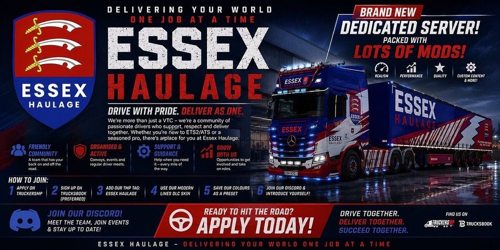Join Essex Haulage Today!